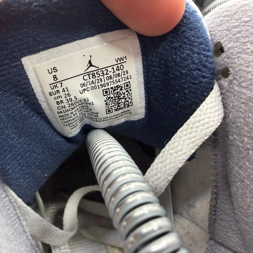 Size 8 Air Jordan Air Jordan 3 Retro Midnight Navy Mens Sneaker Shoes CT8532-140